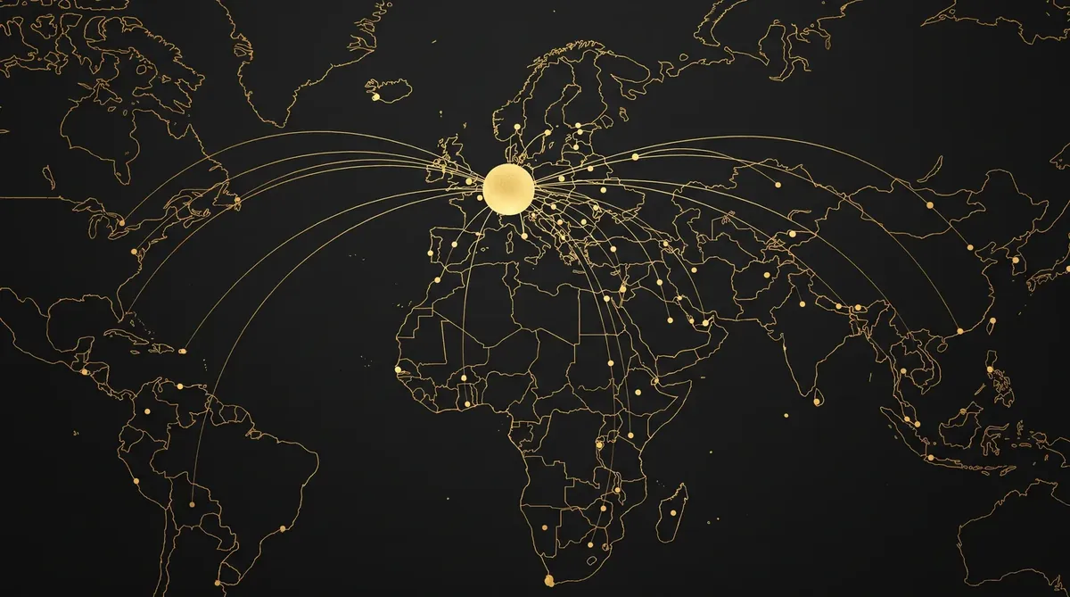 Globe du réseau FFGR : les délégations de la Fédération en Europe, dans les Amériques, en Asie et au Moyen-Orient.